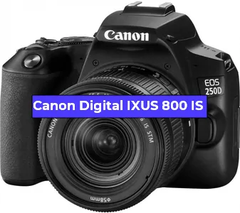 Ремонт фотоаппарата Canon Digital IXUS 800 IS в Санкт-Петербурге